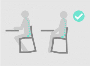Improved posture with RockBack Chair