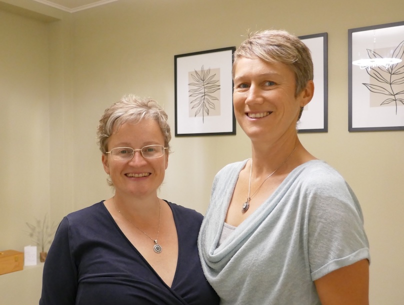 Lorna and Rachael In The It's All About Health Clinic Lorna and Rachael In The It's All About Health Clinic